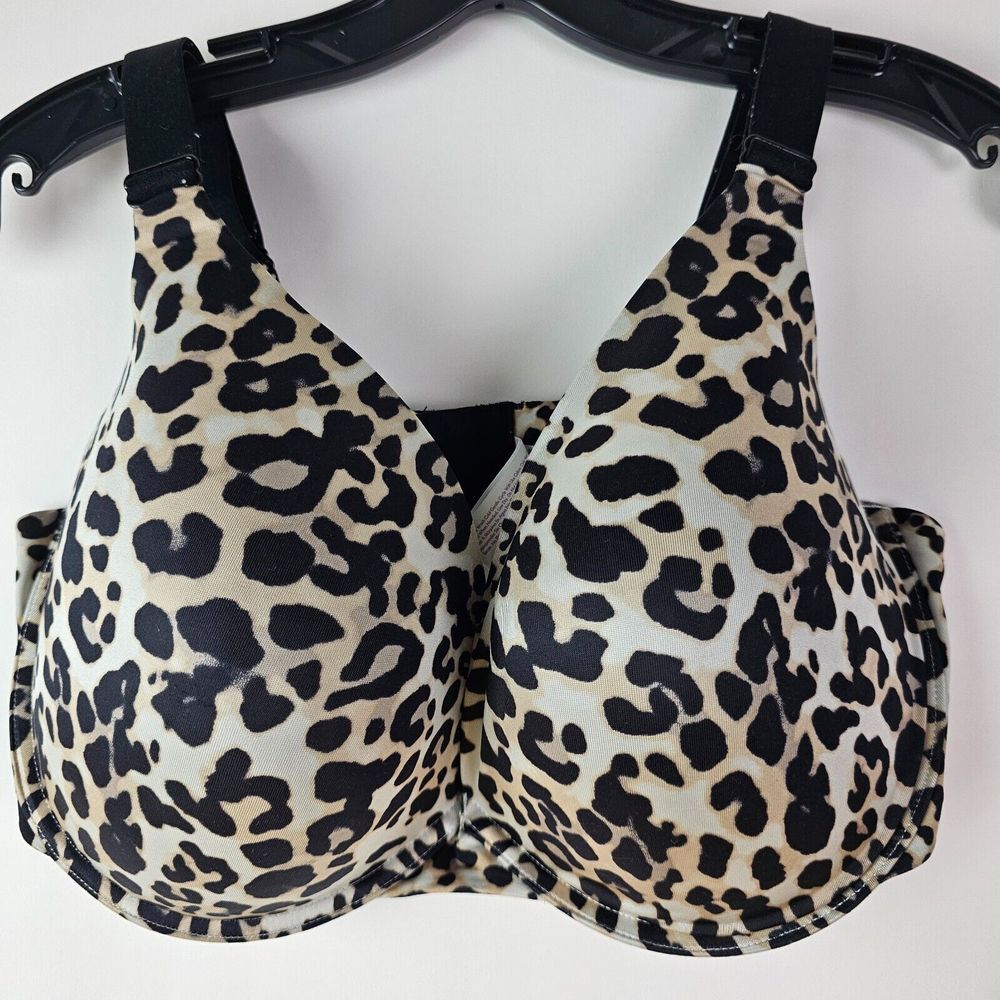 Secret Treasures 42DDD Bra Underwire Lightly Lined Cheetah‎ Leopard Animal Print